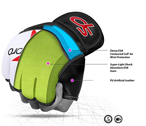 Starpro | Light & Durable MMA Gloves | Great for Grappling & Sparring | MMA Gloves for Men, MMA Gloves Women, MMA Sparring Gloves, MMA Gloves Men, MMA Training Gloves, MMA Boxing Gloves - size: Large