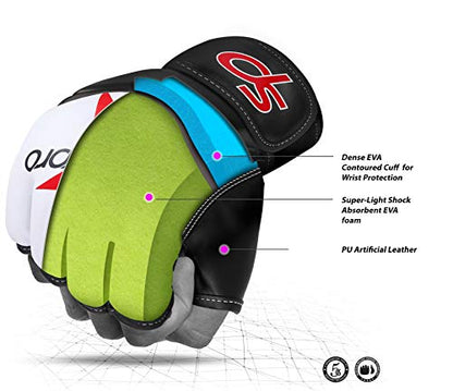 Starpro | Light & Durable MMA Gloves | Great for Grappling & Sparring | MMA Gloves for Men, MMA Gloves Women, MMA Sparring Gloves, MMA Gloves Men, MMA Training Gloves, MMA Boxing Gloves - size: Large