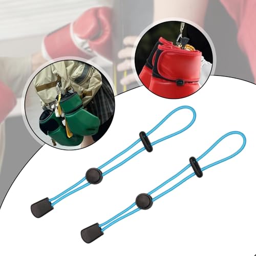 kowaku Boxing Gloves Carrying Strap Travel Carrier Gloves Punching Bag Strap,Accessory,Storage Rack,Professional Hanging Sling Leash - color: blue