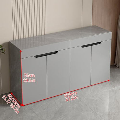 Aquarium Cabinet With Doors, Minimalist Fish Tank Stand, Waterproof and Wear-Resistant, Adjustable Shelves(120x50cm/47.2x19.7in) - size: 120x50cm/47.2x19.7in