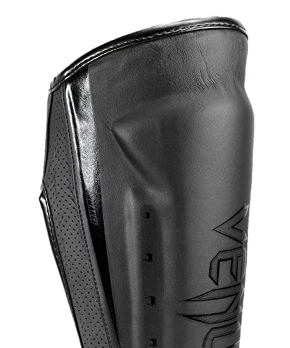 Venum Venum Elite Evo Shin Guards - color: Black/Black, size: Large