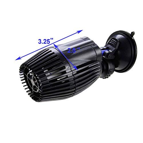 AQUANEAT Circulation Pump, 800GPH Aquarium Wave Maker, Fish Tank Powerhead Submersible Water Pump with Suction Cup - size: 800 GPH