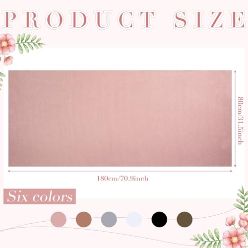 6 Pack Hijab Scarves for Women Muslim Head Wraps Jersey Hijab Soft Long Scarf Wrap for Muslim Shawl - color: Plain Colors