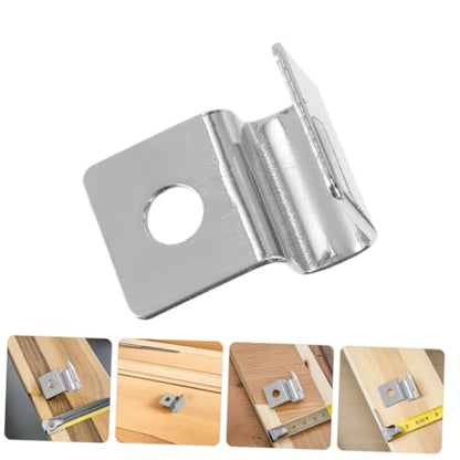 DOITOOL 4pcs Aquarium Cover Clip Stainless Steel Fish Tank Lid Support Holders for Secure Fish Escape Prevention Easy Installation for Multi Species Aquariums