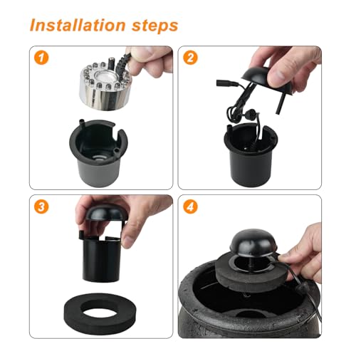 PULACO Mist Maker Fogger with Splash Guard for Halloween