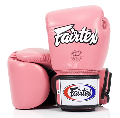 Fairtex BGV1BR Boxing Gloves & Deodorizer Set | Breathable, Shock Absorbent Muay Thai Gloves with Odor Neutralizing Inserts | Perfect for Boxing, Kickboxing, MMA, & Fitness