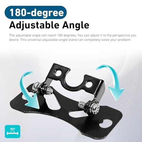Car Reverse Camera Mount Bracket, Metal Adjustable Backup Cameras Holders, Heavy-Duty Car Rear View Backup Camera Replacement Mount Bracket, Universal for Most Cars