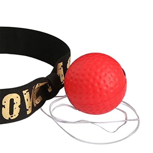 Boxing Reflex Ball Headband MMA Boxing Equipment Boxing Gear Punching Speed Boxing Ball on Strings for Workout Agility Home Gym Women Men