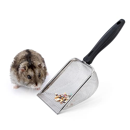 Niteangel Hamster Sand Bath Scoop: Can Removes Clump Waste Keeps Clean Sand