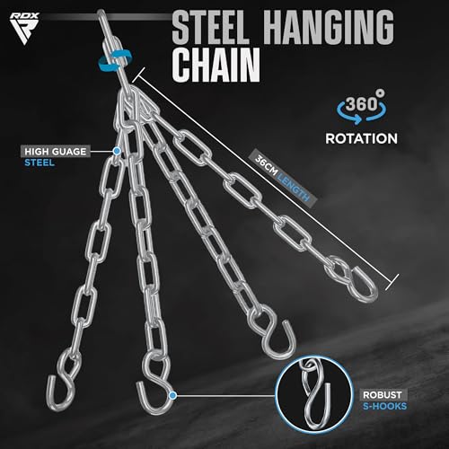 RDX 1.5FT Tear-Shaped Boxing Maize Bag with Chain & Gloves – Slip Bag for Uppercut, Hook, Reflex, Precision, Footwork & Punch Training – Hanging Slip Ball for MMA, Boxing, Muay Thai & Kickboxing - size: Unfilled