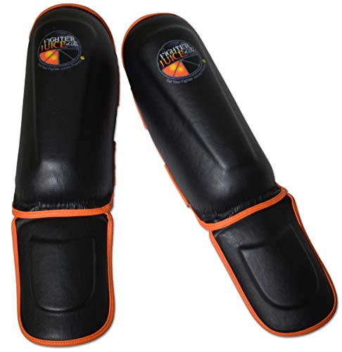 FightersJuice Muay Thai Pro-Style Shin Instep - size: X-Large
