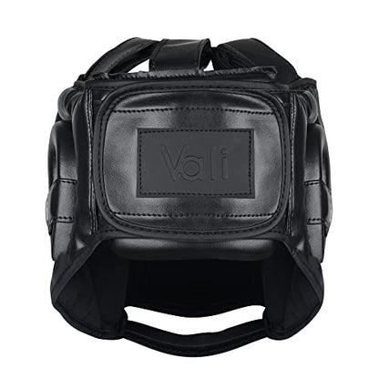 Vali Nista Face Saver Nose Bar Headgear for Boxing & MMA Training - color: Black, size: Small-Medium