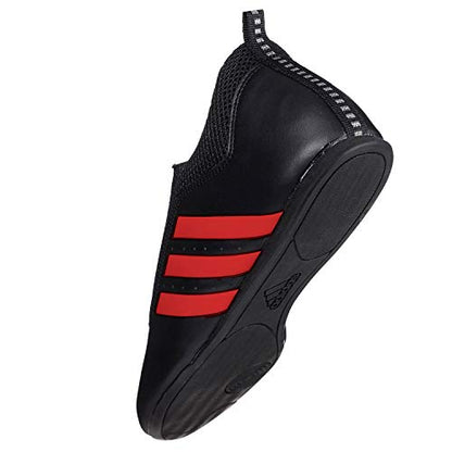 adidas Men's Taekwondo Karate Martial Arts Shoes Adult Kids Women Contestant Trainers - color: Black/Red, size: 5
