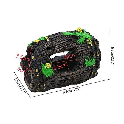 Thereisno Fishtanks Resin Decoration Aquariums Broken WineBarrel House Landscaping Decorations Cave House Shelter House Ornament Fish Tanks Landscaping Decoration