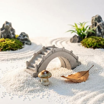 30PCS Miniature Bridge Resin Arch Bridge Model for Aquarium | Detailed Mini Scale Mini Resin Arch Bridge Figurines For Dollhouse Scenes Aquariums Diy Crafts