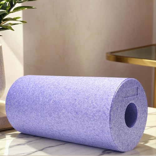 Back Foam Roller Hollow Column Trigger Point Release Tool | Muscle Roller Foam for Yoga Stretching Sports Recovery Home Gym Post-Exercise Fitness Routine - color: Purple