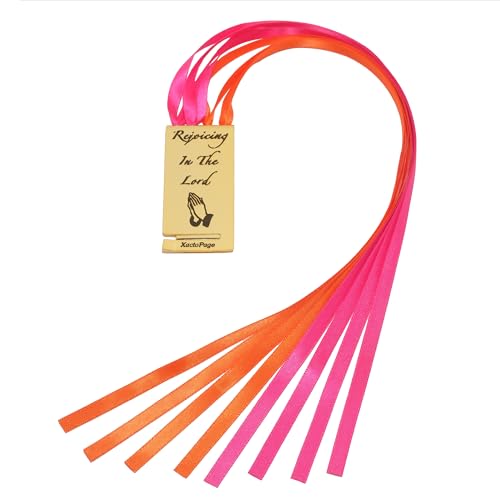 Bookmark for Bible or any Book Multi-Color 8-Page Ribbon Marker