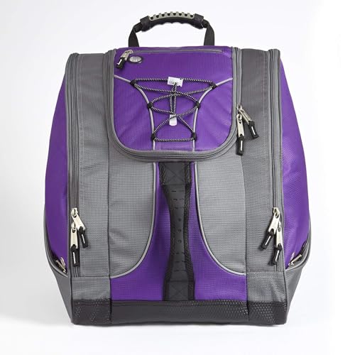 Athalon Everything Boot Bag/Backpack - color: Gray/Purple