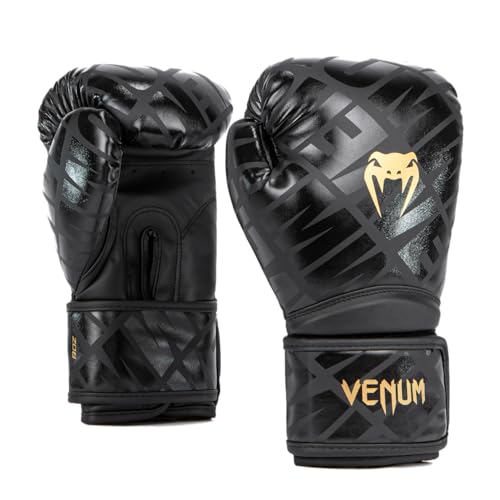Venum Contender 1.5 XT Kids Boxing Gloves - color: Black-Gold, size: 4-Ounce