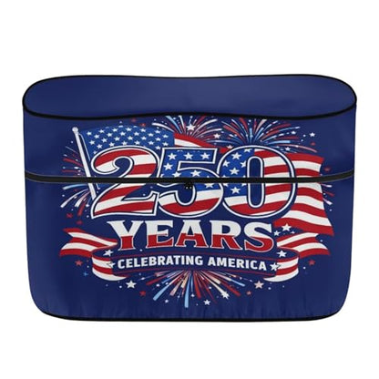 Howilath Celebrating Ameria 30Lb Dual Propane Tank Cover Heavy Duty 250Th Anniversary Gas Cylinder Cover All Weather Protection Trailer Accessories - color: 250Th Anniversary Celebrating Ameria, size: Medium(Double 30LB)