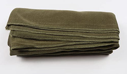 vabovin Head Wraps for Black Women Stretch Jersey Knit Turban Headwrap Solid Color Headscarf Headband Shawl - color: 06- Army Green