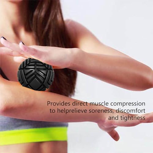 TETOP Fitness Muscle Massage Ball, 3.15in, Therapy Ball for Trigger Point Massage, Trigger Point Ball for Myofascial Release, Mobility Ball for Exercise & Recovery (Pink) - color: Pink