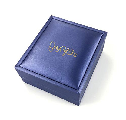 DayOfShe Name Necklace Personalized for Women, 18K Gold Plated Cuban Chain Necklaces Customized with Name as Christmas Girlfriend Gift - color: 1-Gold