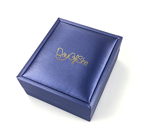 DayOfShe Name Necklace Personalized for Women, 18K Gold Plated Cuban Chain Necklaces Customized with Name as Christmas Girlfriend Gift - color: Name+Birthstone