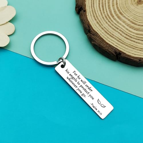 Bible Verse Keychain Religious Faith Gifts Christian Gift for Women Men Christmas Jewelry Easter Prayer Christian Jewelry Inspirational Easter Prayer Gift Religious Gift Birthday Graduation Gift