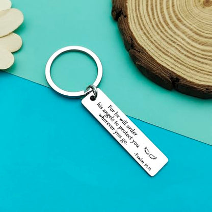Bible Verse Keychain Religious Faith Gifts Christian Gift for Women Men Christmas Jewelry Easter Prayer Christian Jewelry Inspirational Easter Prayer Gift Religious Gift Birthday Graduation Gift