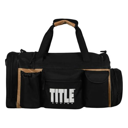 Title Boxing Active Duffle Bag (Black/Beige) - color: Black/Beige