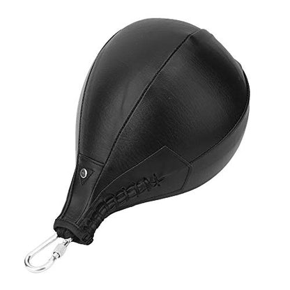 BORDSTRACT Boxing Speed Bag Kit, PU Punching Bag with Heavy-Duty Latex Bladder and Hanging Buckle, Speed Bag for Footwork, Head Movement, Reflex Training, MMA Sanda Durable Equipment