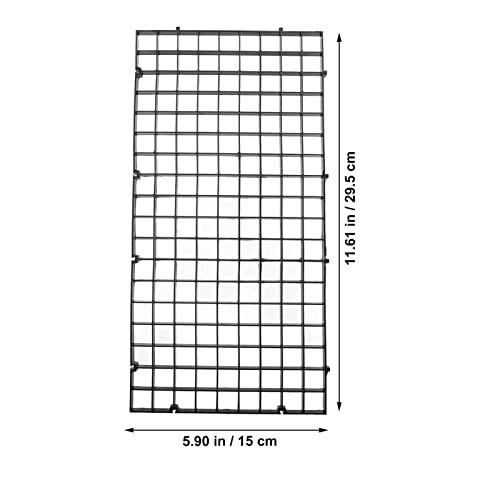 COLLBATH 10pcs Fish Tank Grid Divider Tray Aquarium Separation Net for Breeding and Aggressive Fish Easy Installation Isolation Board for Bottom Use