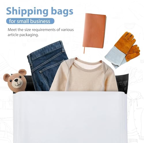 Metronic Poly Mailers 19x24 Inch 40000 Pcs, Large Shipping Bags for Clothing, Small Business, Strong Thick Mailing Bags with Self Adhesive, Waterproof and Tear-Proof Large Shipping Bags Bulk in White - color: White, size: 19x24 40,000PC
