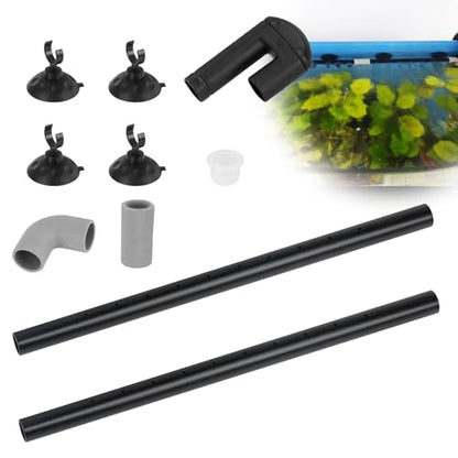 Aquarium Spray Bar Kit for Fluval 106 107 206 207 306 307 406 407 Canister Filter (Model: AHGA234) Aquarium Filter Water Aeration Accessories/Water Dispersion Bar Replacement Parts - Contains 14 Pcs