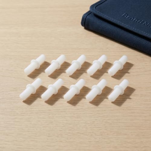 Kisangel 10Pcs Straight Air Connector Hose for Aquarium Air Pump Tubing Fish Tank Accessories Inline Oxygen Tubing Connectors