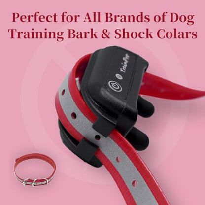 Waterproof TPU Replacement Strap for Dog Training Collar, 27.5 in - color: Red Reflect