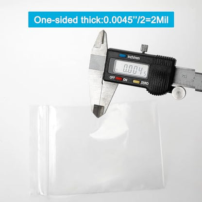 6''x 9'', (Pack of 200) 2 mil Thick Clear Plastic Reclosable Zip Poly Bags with Resealable Lock Seal Zipper for Photo, Jewelry, Bakery, Treats, Travel, Storage, Packaging & Shipping… - size: 6" x 9"