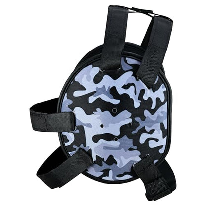 ROAR-INT Kid's Ear Guard BJJ Grappling Head Guard Adjustable Wrestling Headgear for Boys and Girls Earguard MMA Jiu Jitsu (Grey-Camo) - color: Grey-camo