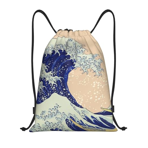Gianlaima Drawstring Backpack Gym draw string bag For Men Women - color: Black14