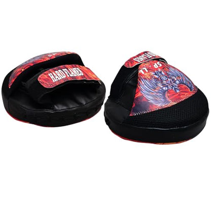 Curved Boxing Pads - Boxing Mitts and Punch Pads, Muay Thai MMA Focus Boxing Mitts Suitable for Boxing, Kickboxing, Karate, and Martial Arts - color: HF-Multi