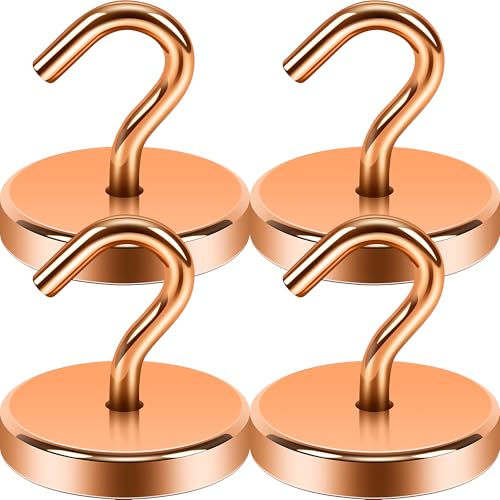 Neosmuk Magnetic Hooks for Cruise Cabins,170lb Heavy Duty,Bronze,4 Pack - color: Bronze, size: 1.42 inches
