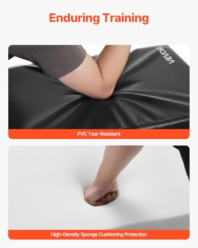 VEVOR PVC Step Over Dummy, High-Density Sponge Blocking Pad Equipment, Heavy Duty Tackle Dummies with Handles, Great for Footwork Drills Sports Training Practice - size: 2PC 24*16inch Blocking Pad
