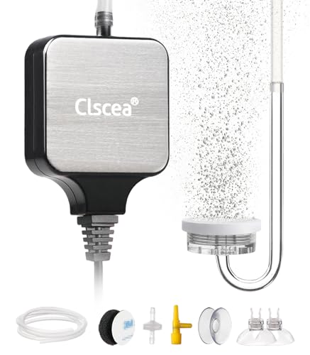 Small Air Pump for Fish Tank Aquarium Aerator for 1-15 G Super Quiet 1.5 Watts, Complete kit - color: Air pump complete kit