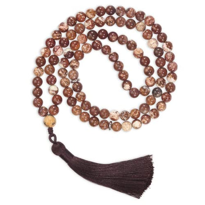 Tasbih Premium Muslim Prayer Beads Made with Natural Stone Beads for Daily Misbaha and Meditation (8mm (99 Beads), Jasper, Dark Brown) - color: Jasper, Dark Brown, size: 8mm (99 Beads)