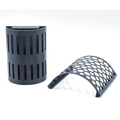 TL Reefs Nori Nipper, Magnetic Seaweed Feeder for Aquariums (Black) - color: Black
