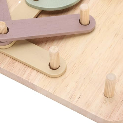 Wooden Letter Number Construction Puzzle Activity Set, Made from Safe Materials, Ideal for Teaching Aid, for Family Bonding, Wooden Letter and Number Construction Activity