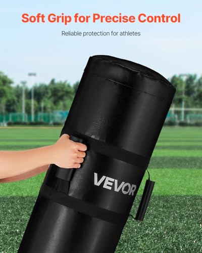 VEVOR PVC Step Over Dummy, High-Density Sponge Blocking Pad Equipment, Heavy Duty Tackle Dummies with Handles, Great for Footwork Drills Sports Training Practice - size: 1PC Tackling Dummy 48*12inch
