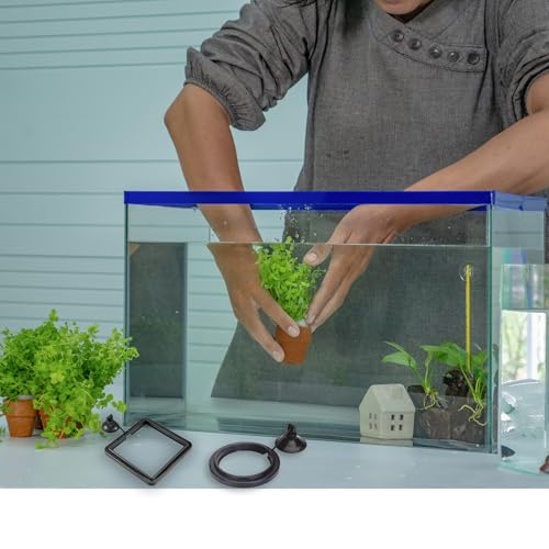 SunGrow 2 Betta Feeding Ring, Prevent Water Turbulence from Washing Food into Filter, Practical Round Floating Food, Suitable for Guppy, Goldfish and Other Small Fish