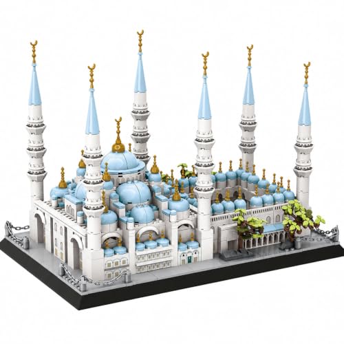 1129Pcs Blue Mosque Istanbul Building Set World Landmark Architecture Model Collectible Toy for Kids and Adults - color: Blue Mosque